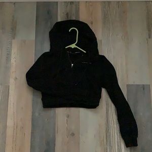 Alphalete Crop Quarter Zip Hoodie